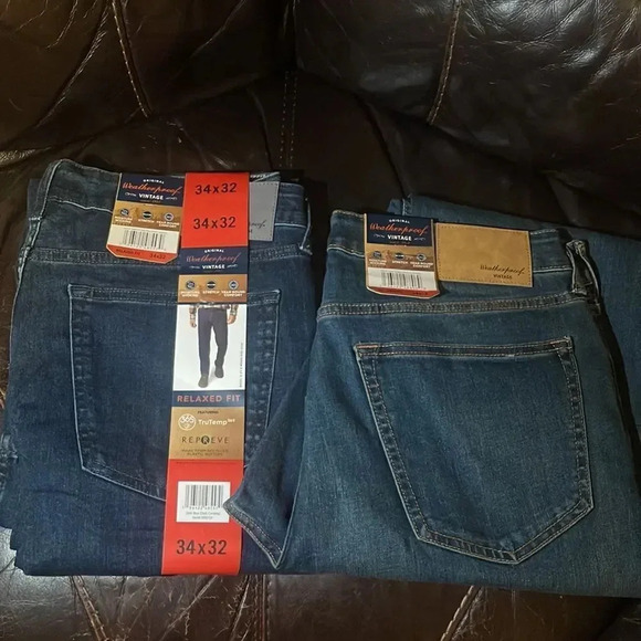 WeatherproofâVintage Men's StretchâRelaxedâFitâRegularâJeans - Picture 2 of 11